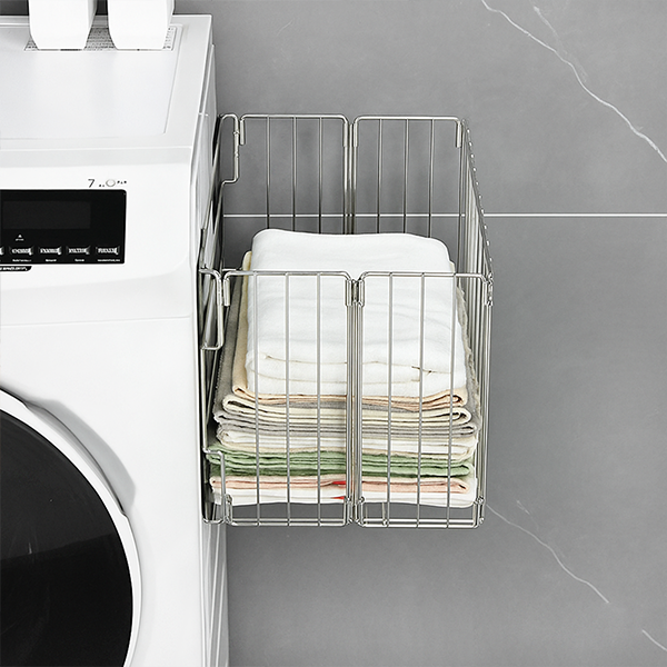 라슈에뜨 대용량 바스켓 접이식 자석 세탁 바구니, 스텐 28,900원