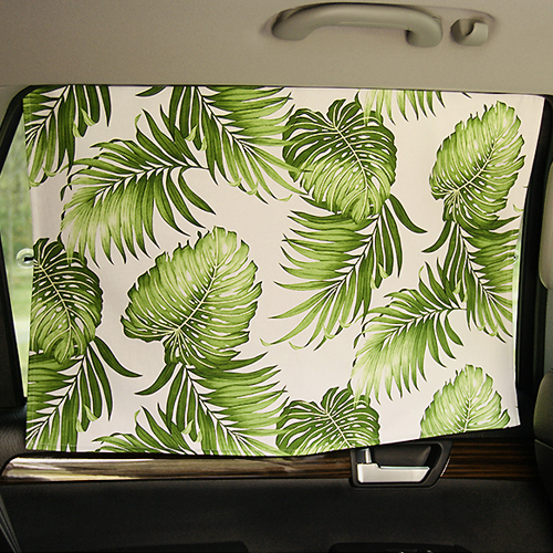 우리앤데코 차량용 몬스테라 자석 햇빛가리개 암막 4,380원