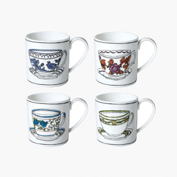 아트박스/트위그뉴욕 헤리티지컬렉션 머그 4종세트 132,000원