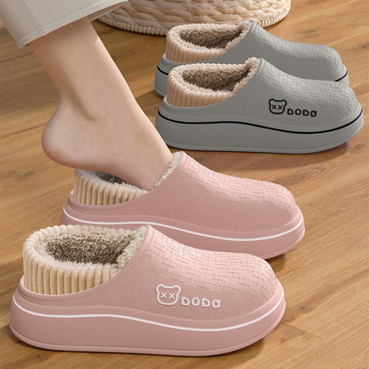 2500배송 초경량 EVA 털슬리퍼 남성 여성 겨울 슬리퍼 방수 논슬립 털실내화 털신 방한화 9,140원