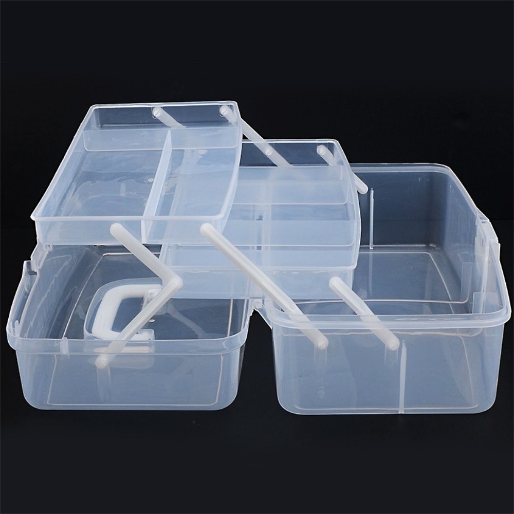 투명 3단공구상자 수공구수납함 부품함 가정용, 1개 32,420원