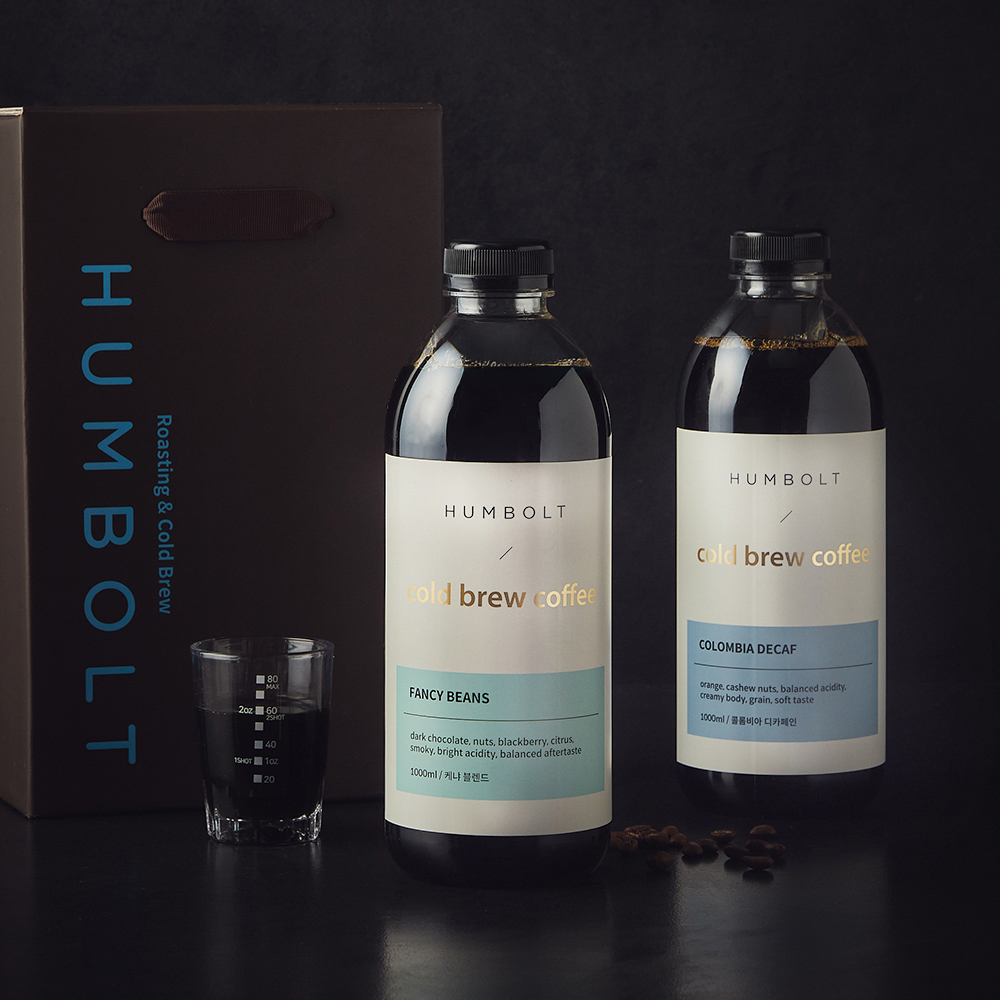 [로켓프레시] 훔볼트 콜드브루 커피원액 1000ml x 2종 선물세트 H13 41,000원