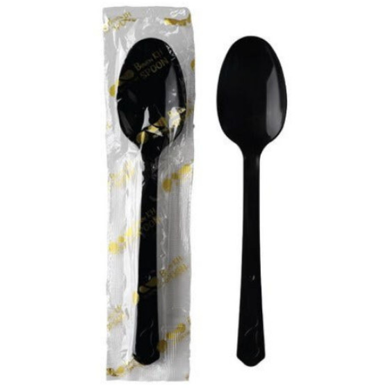 일회용수저 검정일회용 숟가락 배달수저, 1000개입, 1개 26,500원