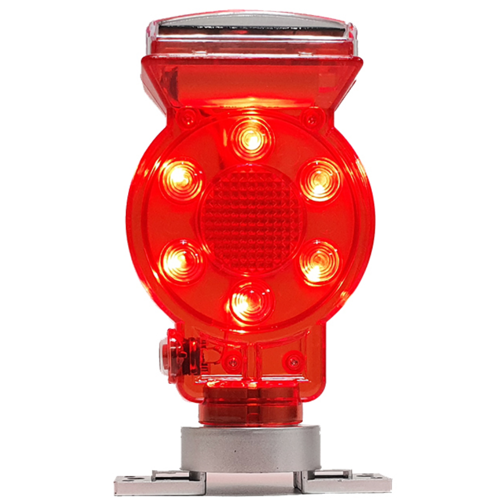 쏠라 LED 경고등 위험경고등 점멸등 태양광경고등 태양광점멸등 깜빡이, 1개 9,900원