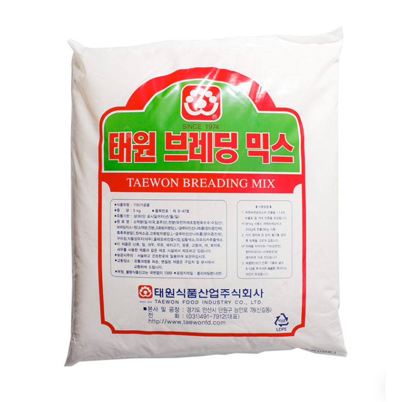 태원식품 후라이드 치킨파우더 브레딩 믹스 639,380원