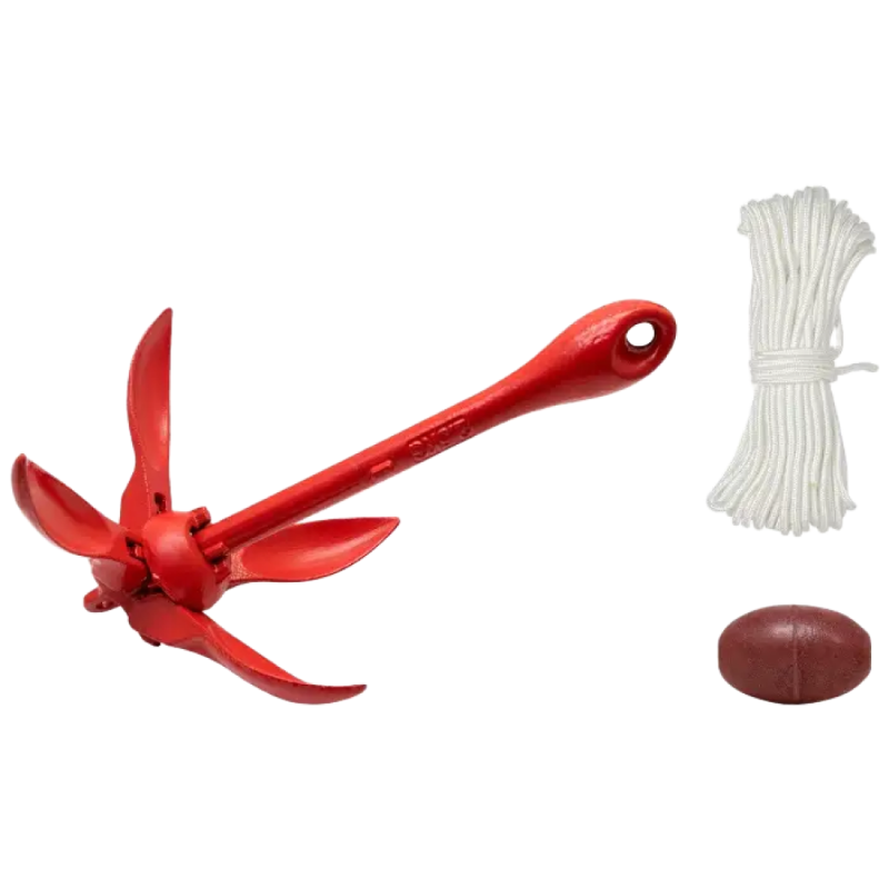 접이식 폴딩 접는앙카 앵커 고무보트 카약 소형보트 닻, 레드 33,000원