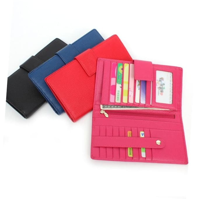 F8012 천연소가죽 여성 장지갑 통장지갑 핸드폰파우치 42,900원