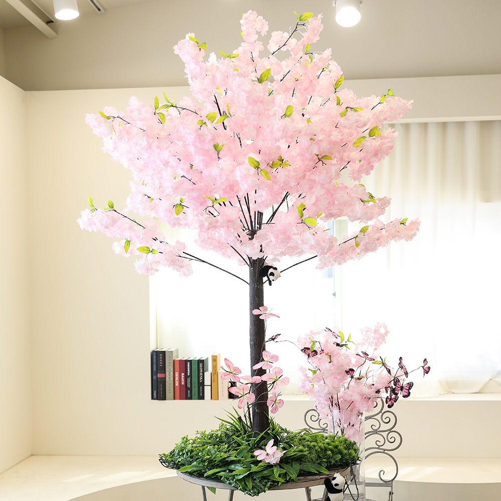 조아트 조화나무 인조목 구름벚꽃 받침형 150cm, 1개 102,000원