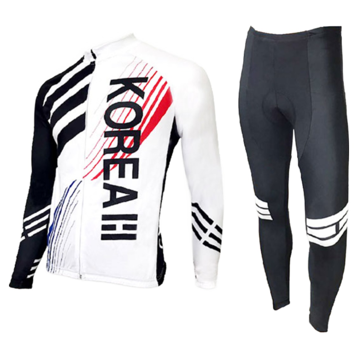 [콜럼버스] Korea_02 한국02 남녀공용 긴팔 자전거복 상하의세트/자전거의류 69,000원