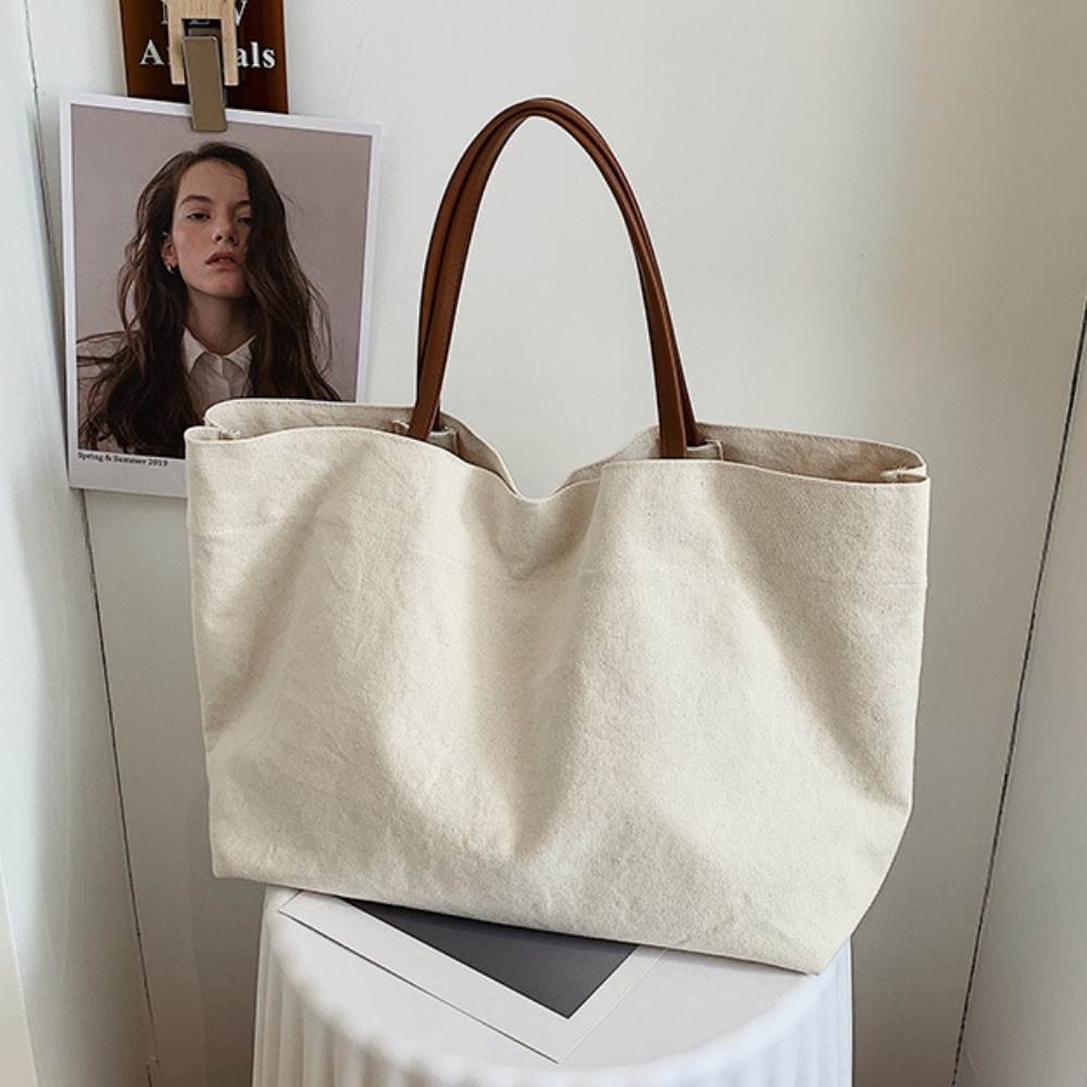 엣모스트 무지 데일리 베이직 캔버스 쇼퍼백 에코백 17,900원