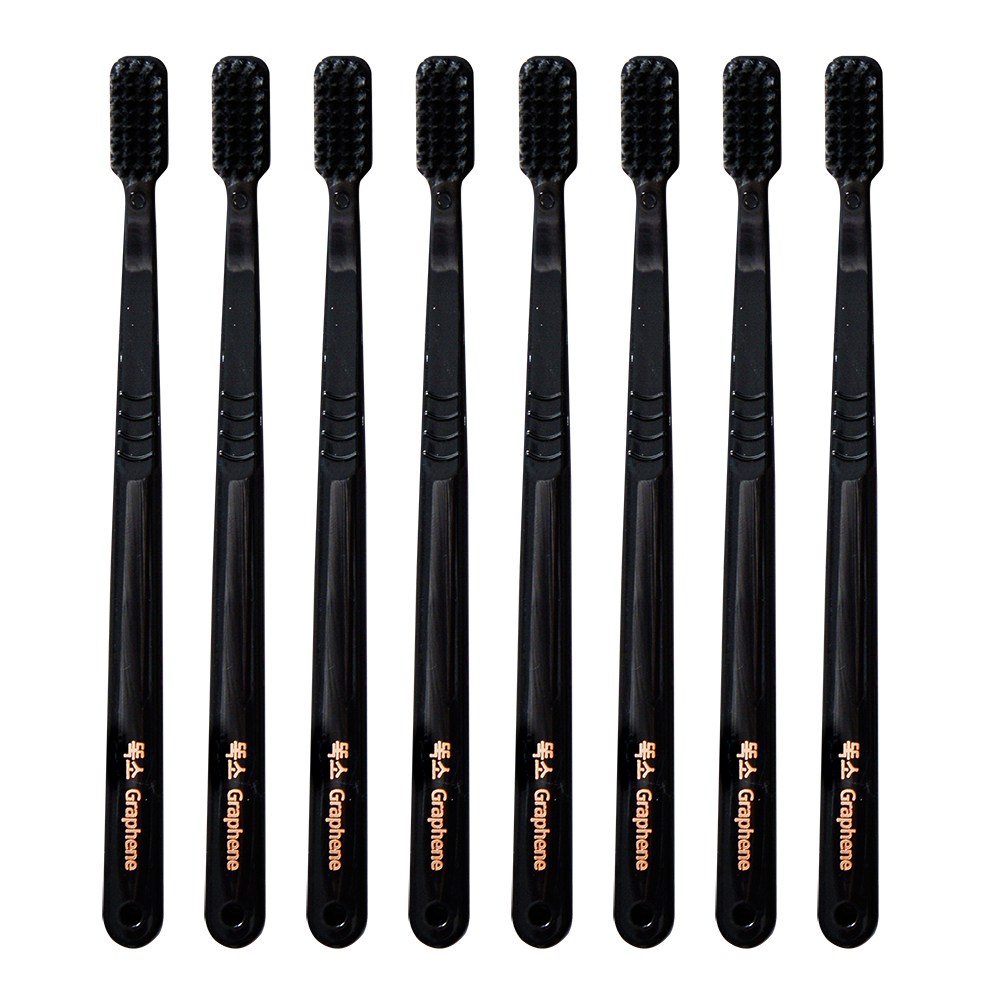 [똑소] 꿈의 소재 그래핀 탄력 미세모칫솔 잇몸 칫솔 여행용 블랙에디션 4개 세트 25,000원