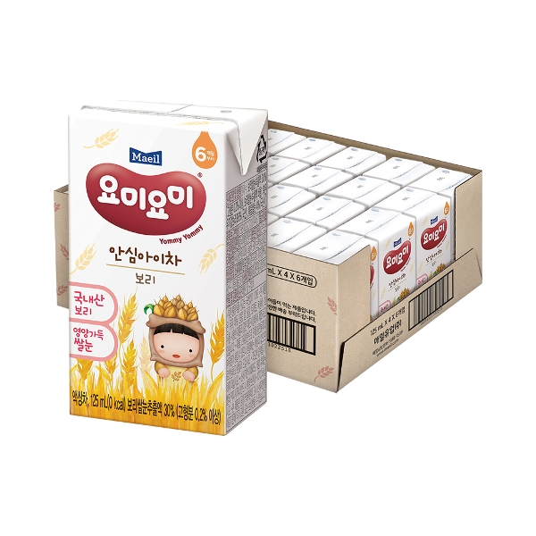 매일유업 매일 요미요미 안심 아이차 보리 125ml 24팩 18,950원