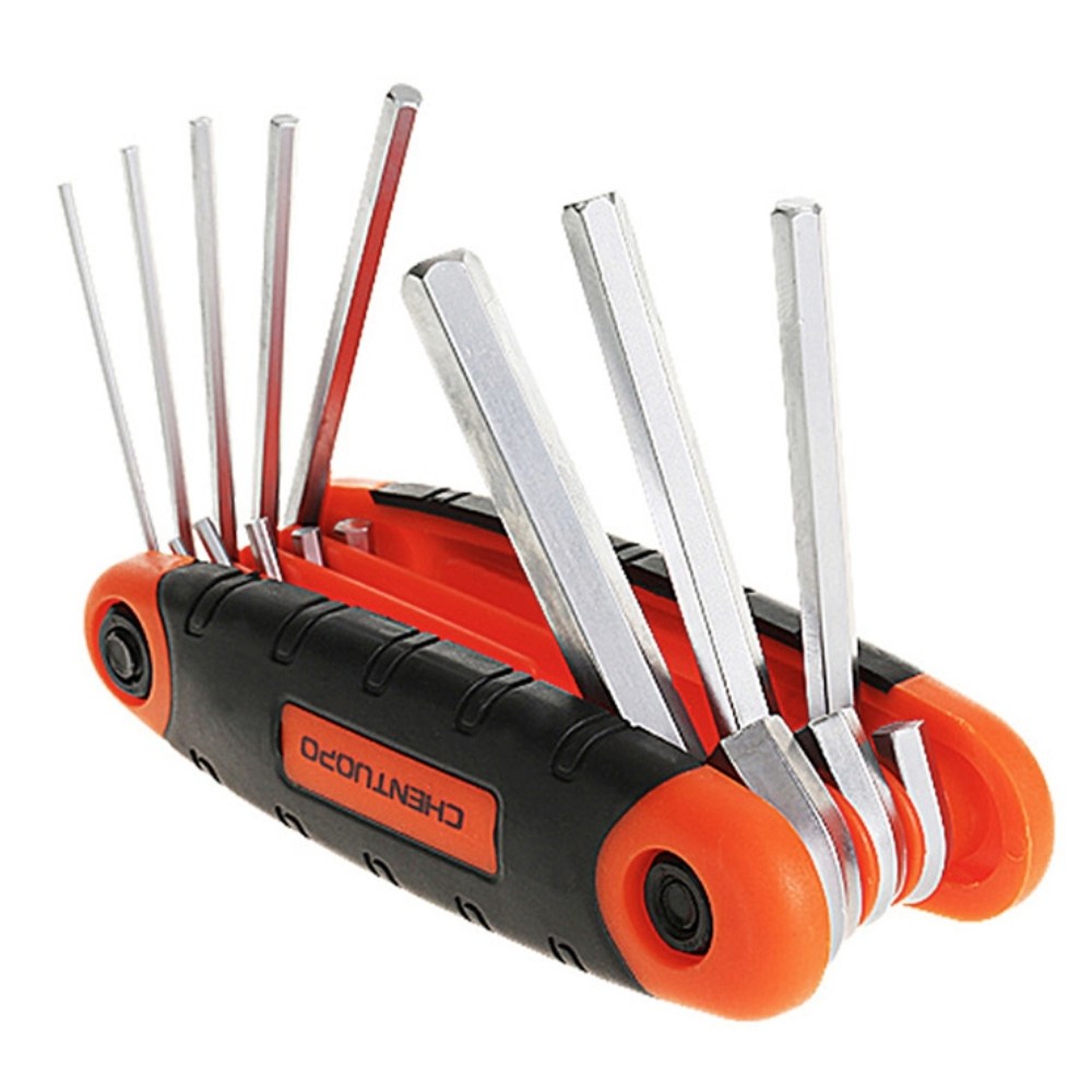 고강도 크롬 바나듐강 접이식 육각렌치 8종SET 6,240원