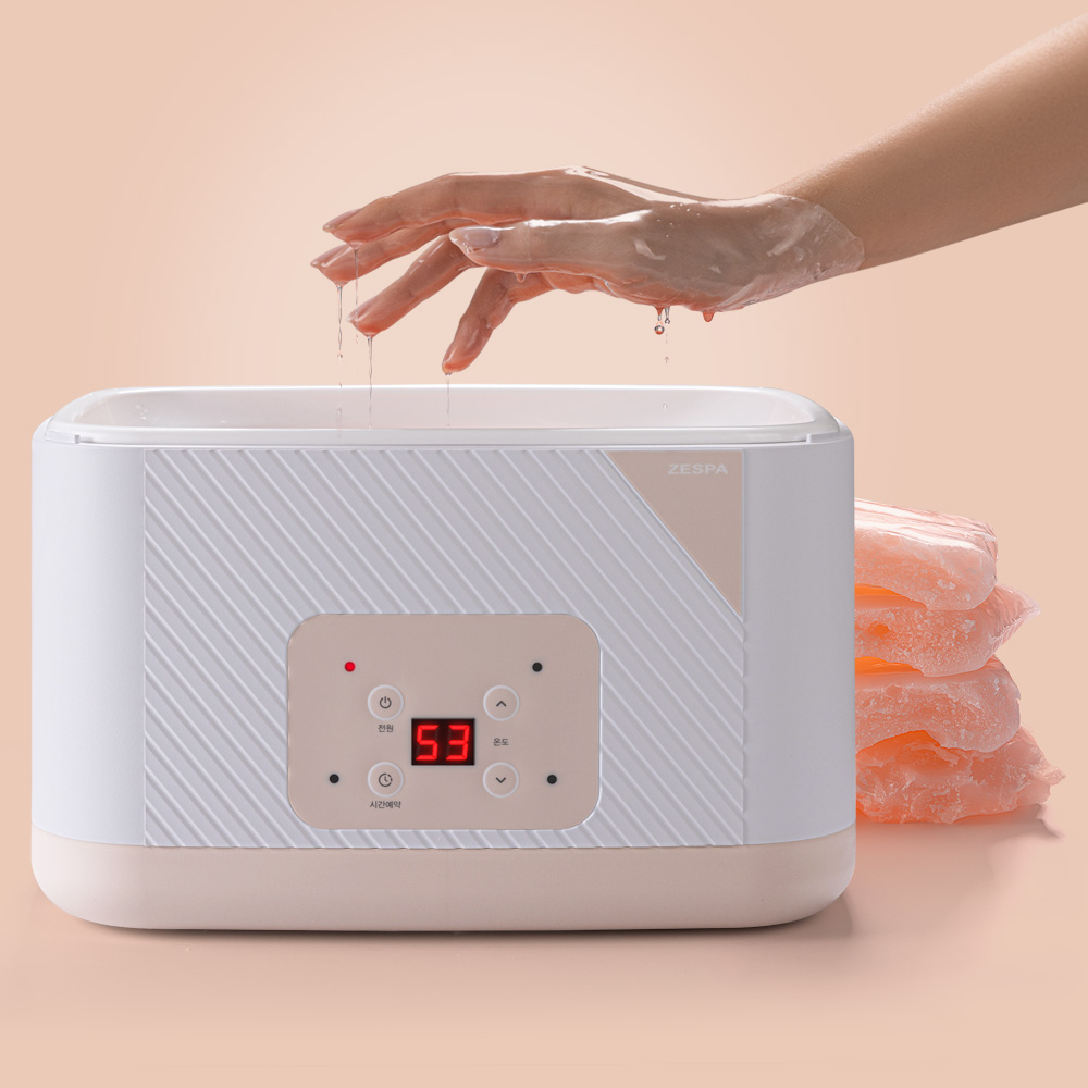 [10년 무상 A/S] 제스파 파라핀 리클 파라핀베스 가정용 의료기기 인증 파라핀 왁스 , 손발 보온 커버 + 보온비닐 증정 [왁스 4개 추가증정], ZPM305/핑크+ZP509P 109,000원