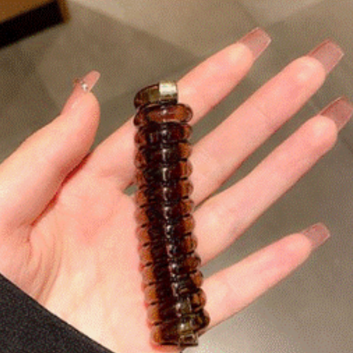 포니테일 전화선 헤어끈 스프링 머리끈 헤어 고무줄 4,900원