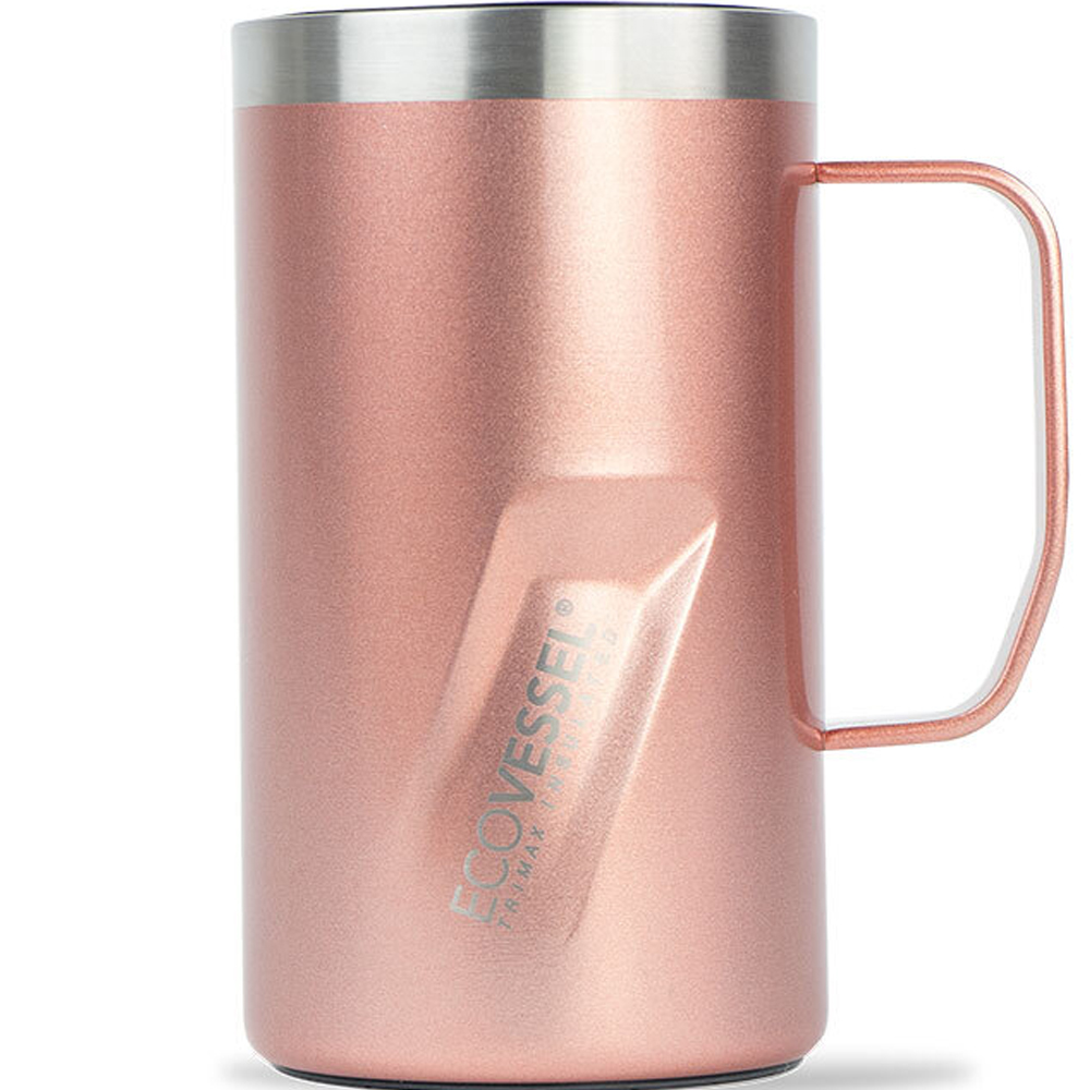 에코베슬 트랜짓 스텐 보온 보냉 손잡이 머그컵, 로즈골드, 1개, 473ml 36,700원