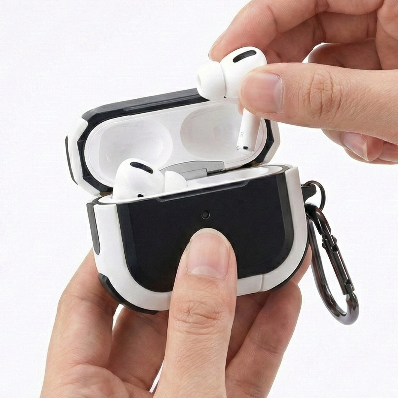 리브이즈 프레임 범퍼 에어팟케이스 에어팟 프로2 에어팟4 전시리즈, 화이트, 에어팟프로1/2, 1개 9,980원