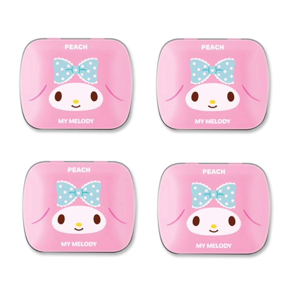 마이멜로디 민트 캔디 15g x 4개 무설탕 복숭아향 산리오 9,930원