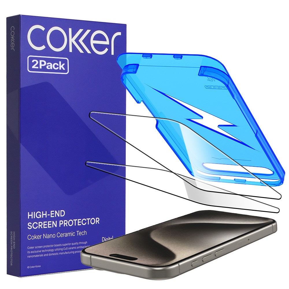 코커 압도적 터치감 아이폰 강화유리 액정 보호 필름 실크글라스 원터치 22,610원