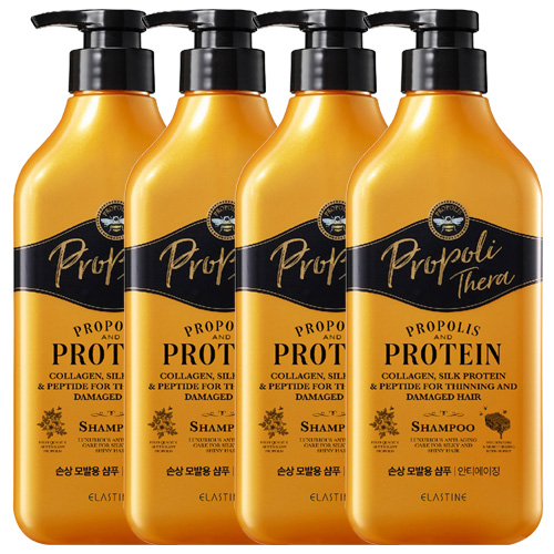엘라스틴 프로폴리테라 안티에이징 건조하고 손상된 모발용 샴푸, 500ml, 4개 69,000원