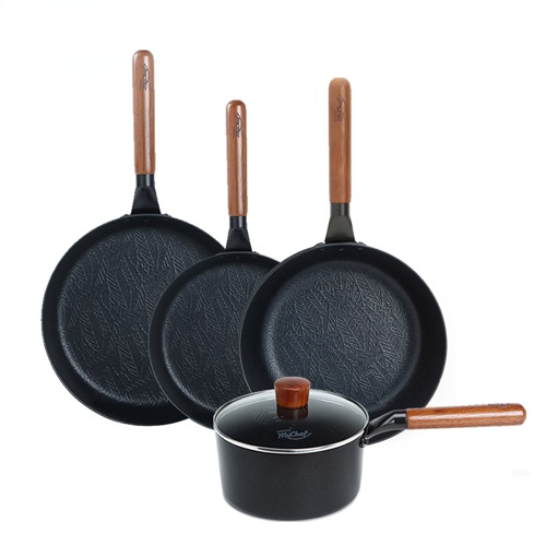 도루코 인덕션 포레스타 시즌3 IH 쿡웨어 5종 세트, 블랙, 1세트, 5종, 현재가 131,020원