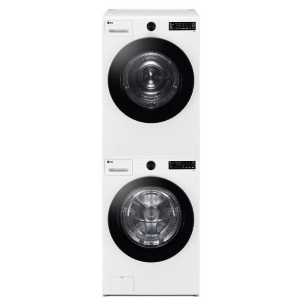 LG전자 트롬 오브제컬렉션 세탁기 + 건조기 + 스태킹키트 세트 KFG19WN-8WN 19kg + 18kg 방문설치 3,547,170원
