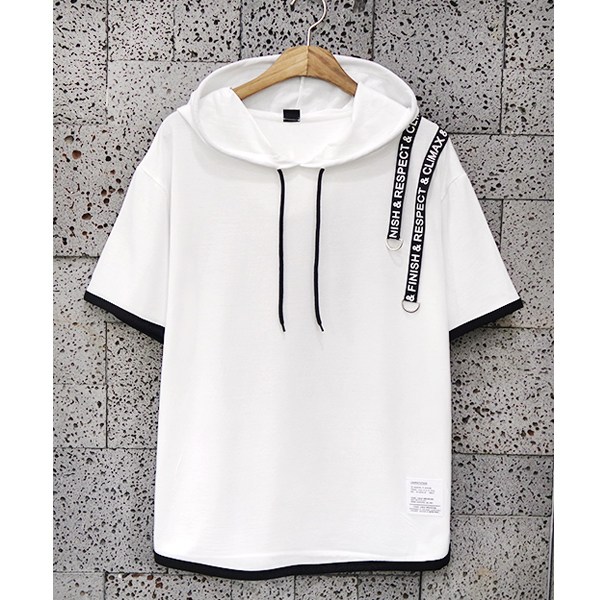 유니우 윈드 반팔[20수 싱글] 후드티, 현재가 24,900원