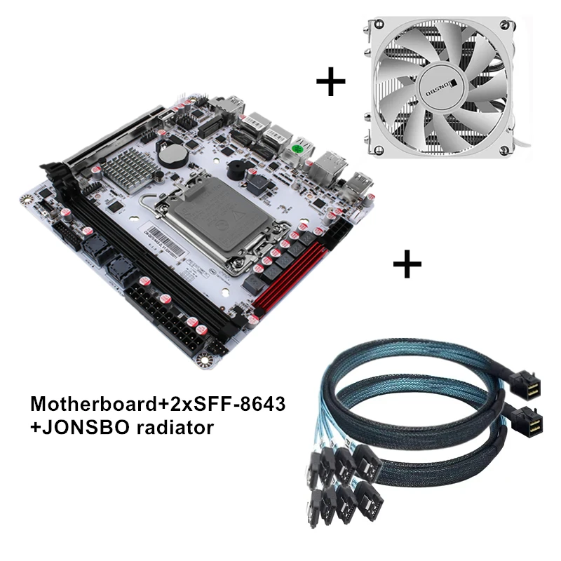 Q670 8 베이 NAS Mini-ITX 마더보드, LGA1700 (지지대 12 세대, 데스크탑 프로세서), * SATA3.0, i226-LM 2 434,900원