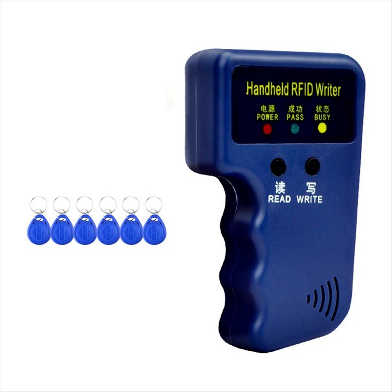 125kHz RFID 카드 리더+키 포브 키트 복사기 작가 복사기 복제기 프로그래머 ID 카드 사본 EM4305 T5577 각 쓰기 가능한 태그 10,200원