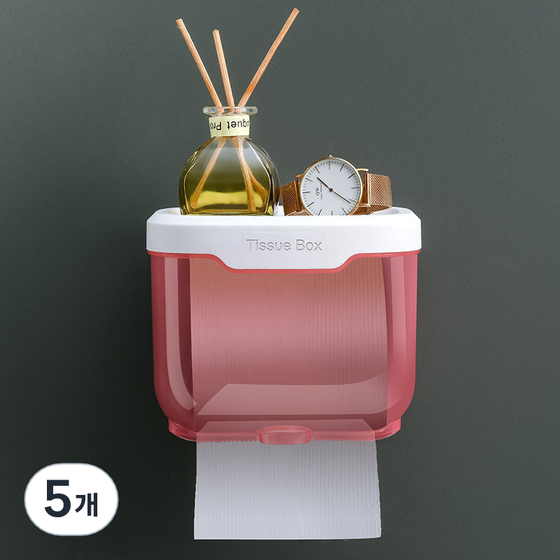 피어니스트 투명 벽걸이 방수 휴지케이스 56,000원