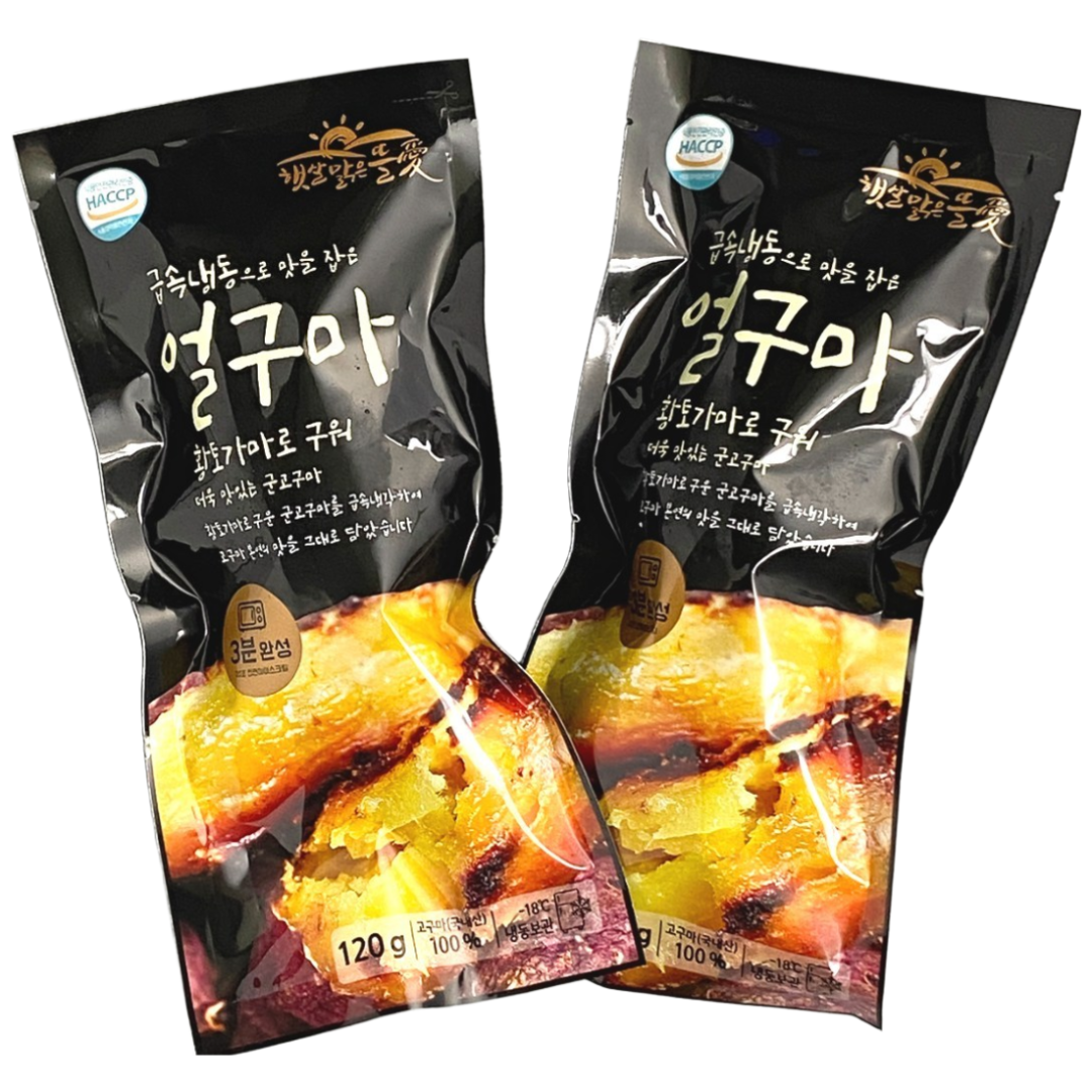 아이스 꿀고구마 국내산 베니하루카 얼구마 고당도 황토가마 군고구마 급속 냉동, 40개, 120g 67,530원