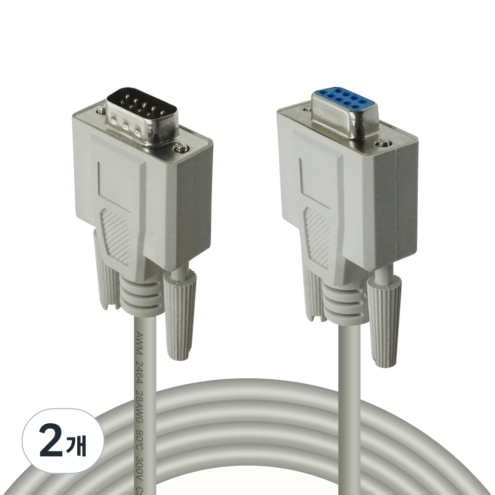 대원티엠티 9핀 시리얼 연장 케이블 RS232 NULL 6,510원