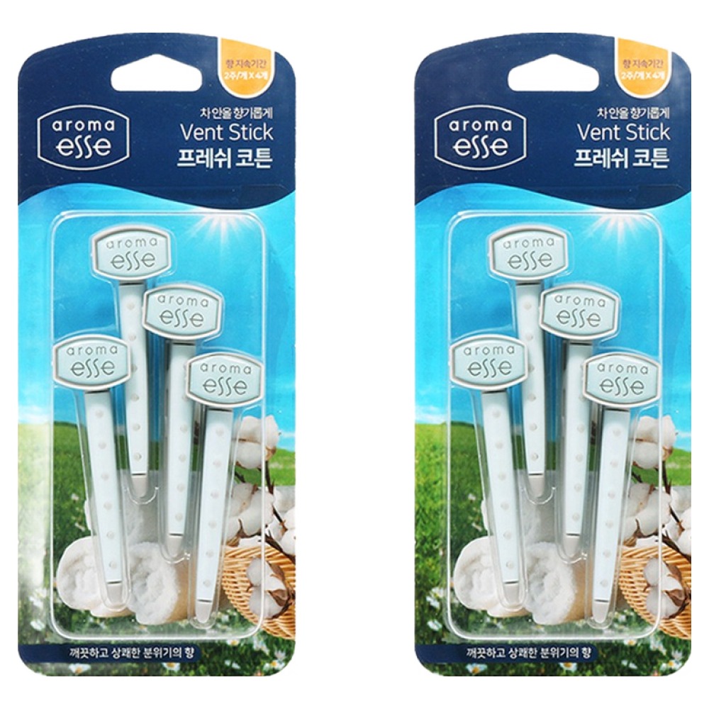 아로마엣세 벤트스틱 차량용 방향제 4p 10,180원