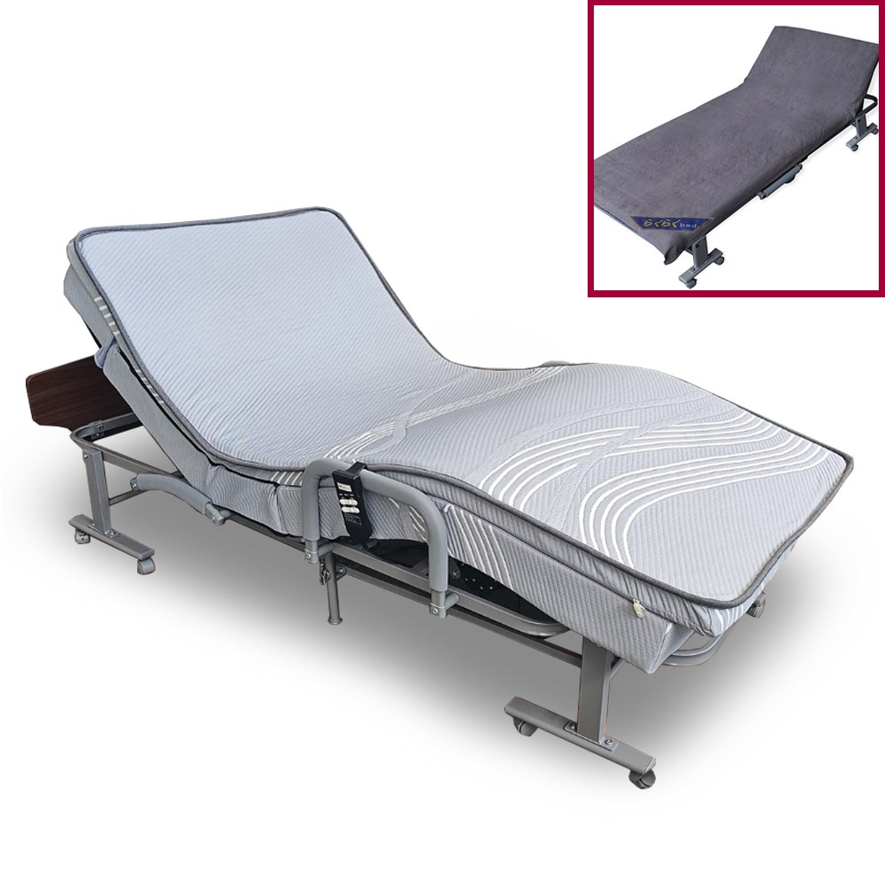 라꾸라꾸 이동식 공간활용 접이식 폴딩베드 등받이 전동침대 No8G 세탁커버 포함 615,800원