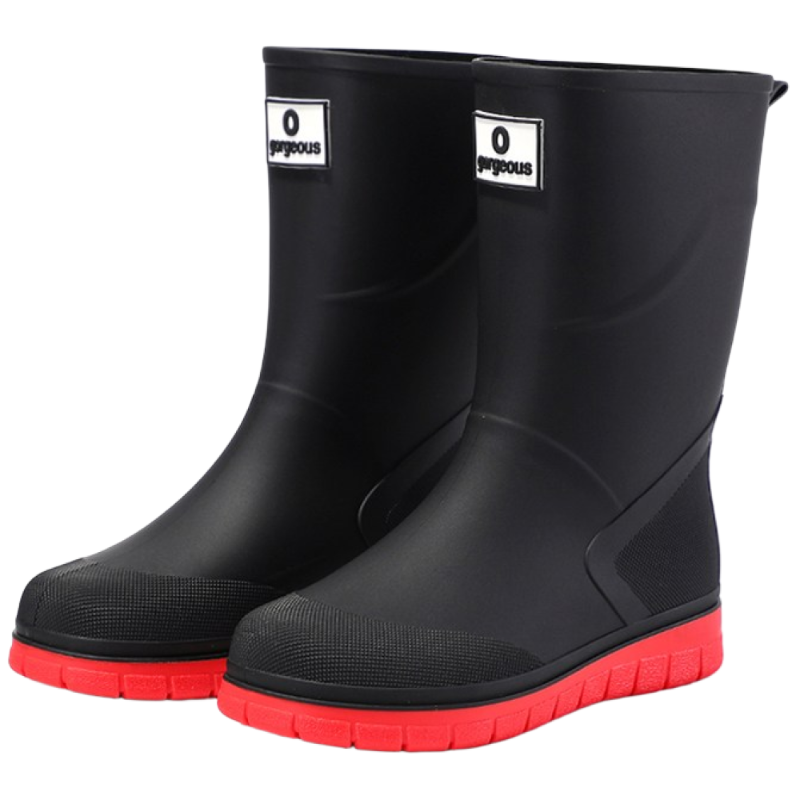 남성용 미들컷 패션 레인부츠 주방 낚시 겸용 13,700원