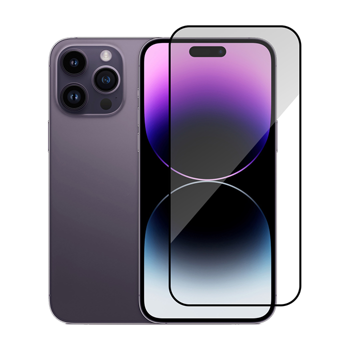 UB 아이폰 14 ProMAX 풀점착 풀커버 강화유리 화면 보호필름, 1개 2,800원