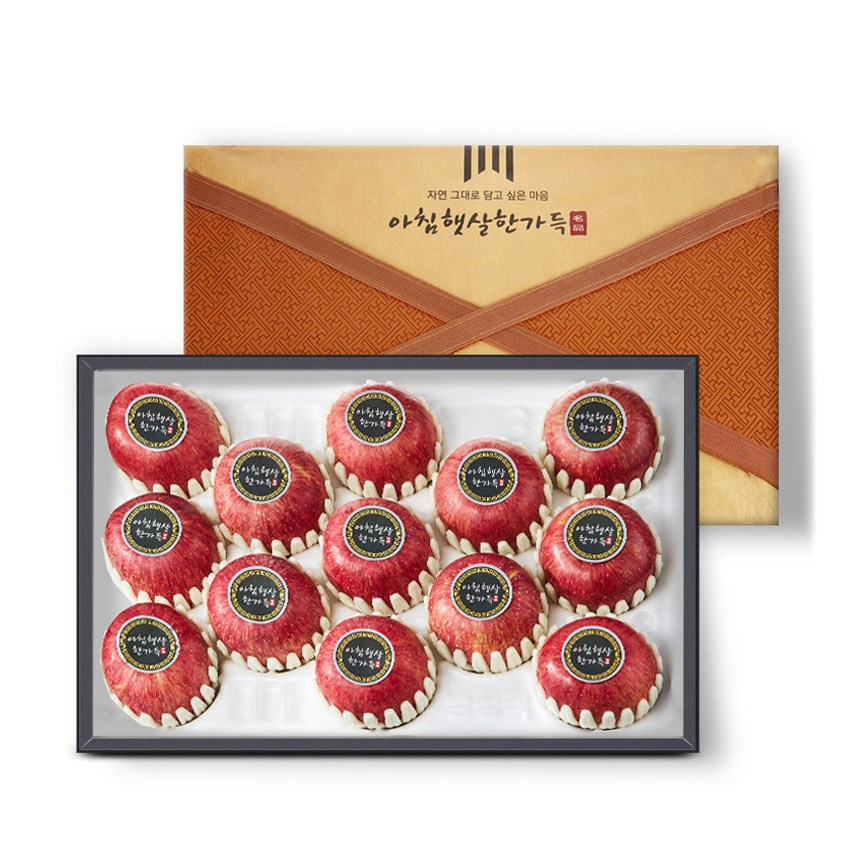 청송사과 프리미엄 선물세트 명품선물세트, 1세트, 선물3호4kg(최상품)(13~14과) 80,900원