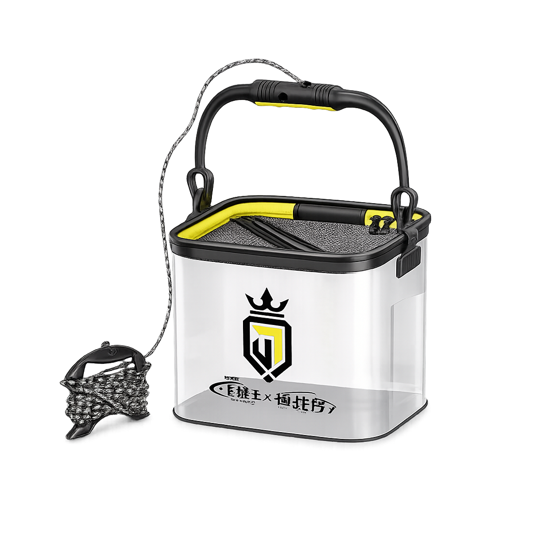 리빙프레소 투명 낚시 양동이 접이식 대용량 물고기 보관 버킷 8L 14,100원