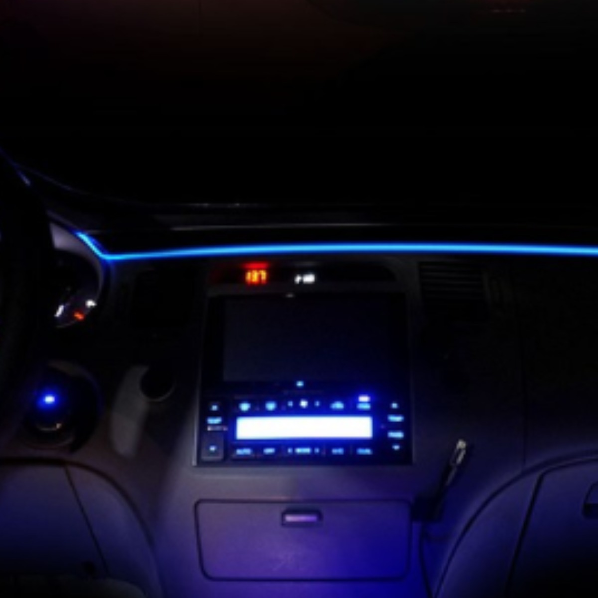 삼항LED 자동차량 12V용 3세대 엠비언트 무드등 라이트LED바 무소음 광섬유 EL와이어 8,910원