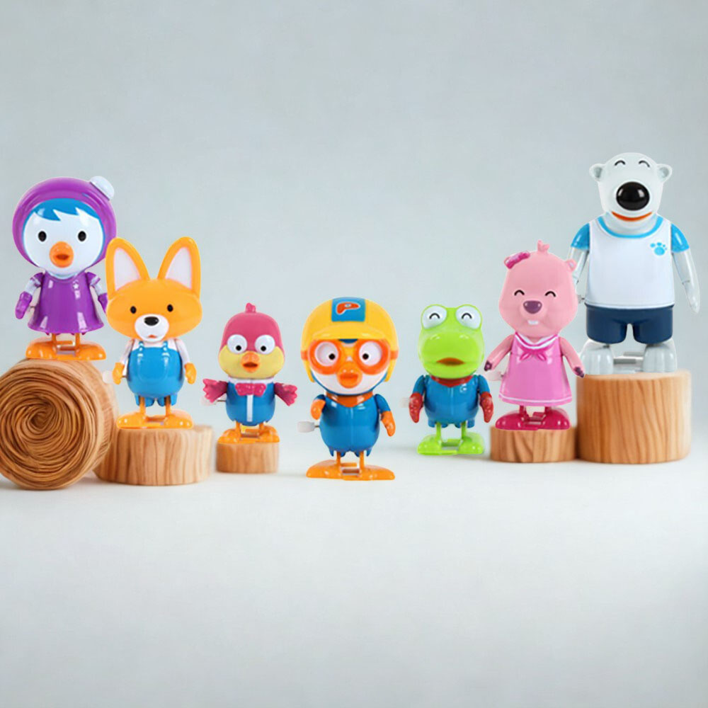 MANDOO4 아장아장 뽀로로 어린이집 유치원 1년치 선물 준비물 태엽 장난감 7+1, 1개 34,900원