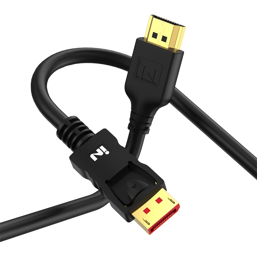 인네트워크 IN-DH60 DP to HDMI 케이블 (2m, IN-DH6020) 케이블-기타케이블 5,590원