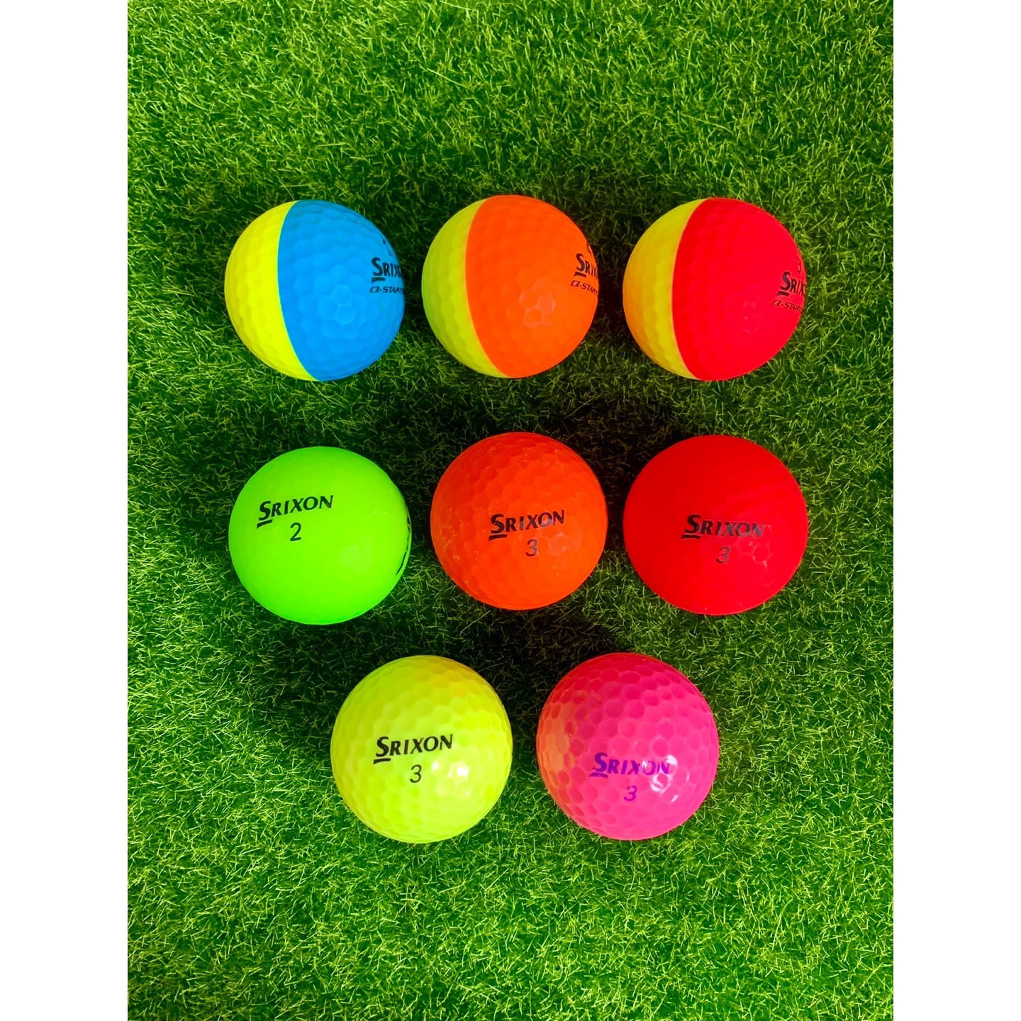 [임팩트골프] 최강 퀄리티 로스트볼! 스릭슨 Q-STAR 디바이드 무광 반반공 2피스 20개 S~A등급 정품 로스트볼! 40,000원