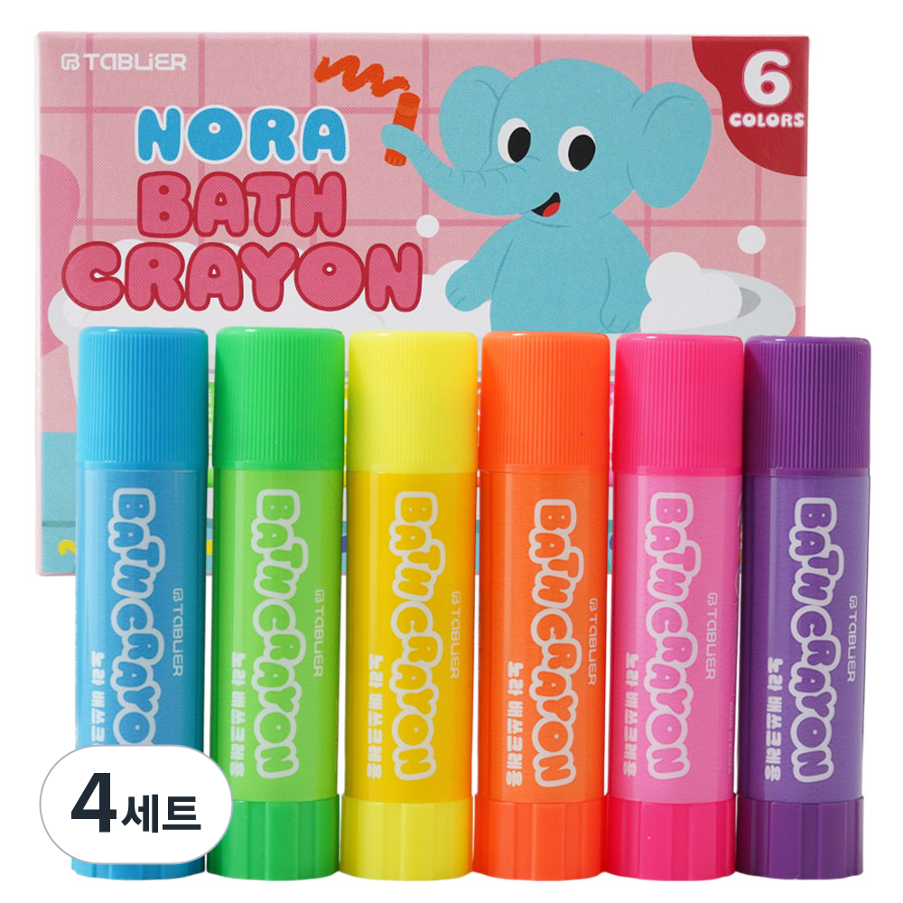따블리에 유아 욕실크레용 목욕크레용 워셔블 아기크레용 목욕놀이 18,590원