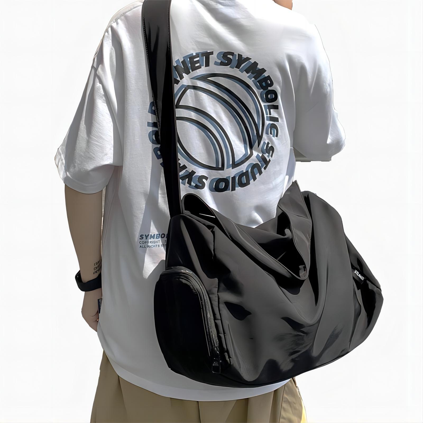 나일론 남성 방수 대용량 여행용 메신저백 크로스백 힙색 빅 사이즈 힙백 힙쌕  MY-6126 19,990원