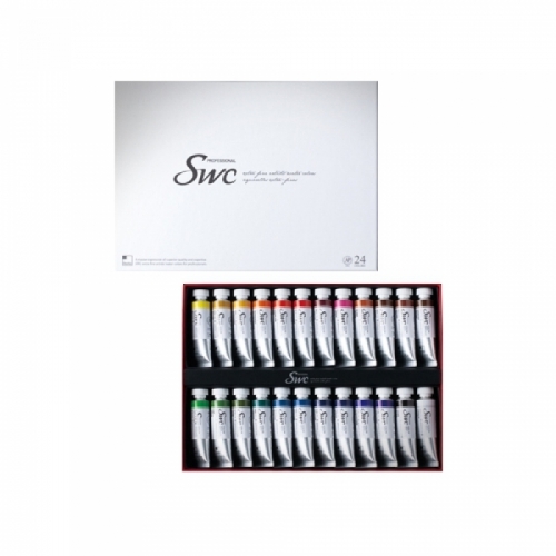 신한 SWC수채화물감 15ml 24색 108,630원