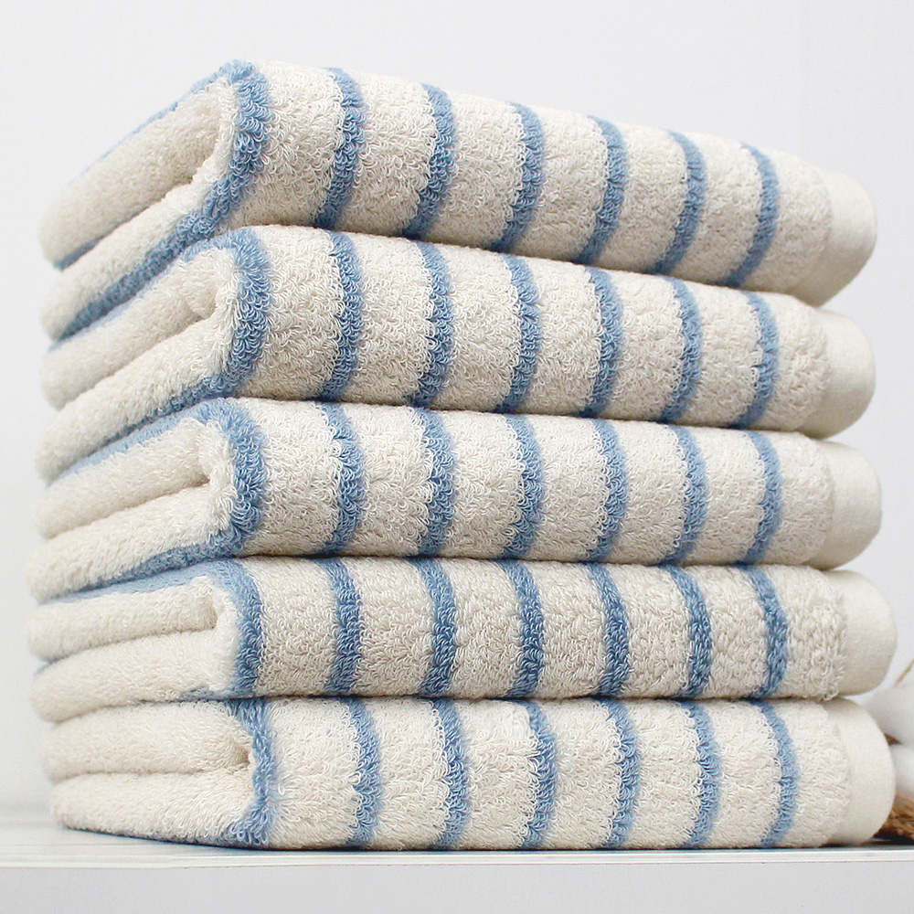 소프트터치 선염 모던 스트라이프 호텔 수건 200g 40수 코마사 25,900원