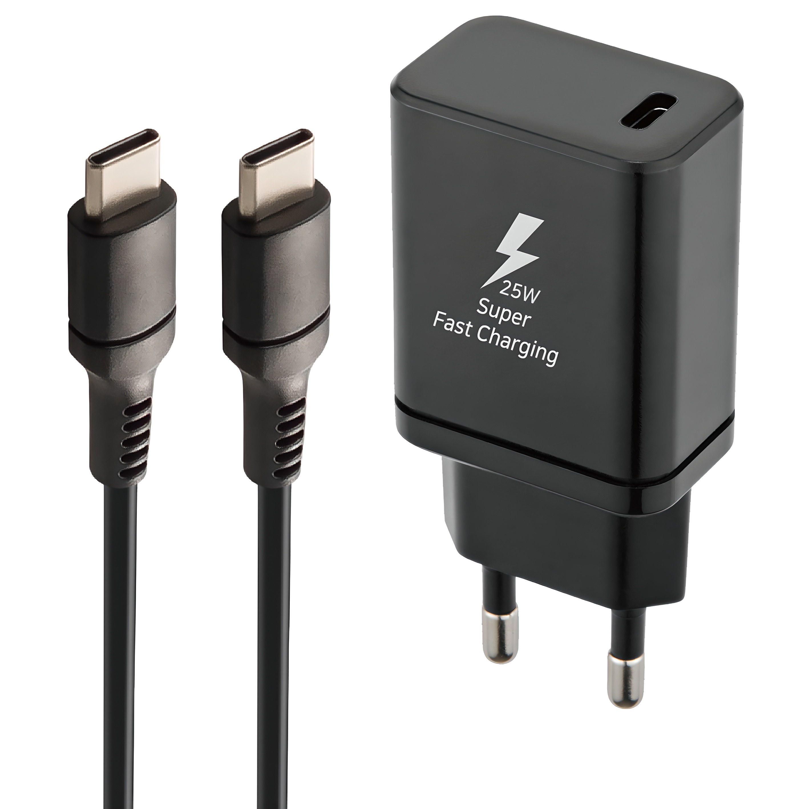 지파워 PD25W C타입 초고속 충전기 + 케이블 세트, 블랙, 1세트 12,200원