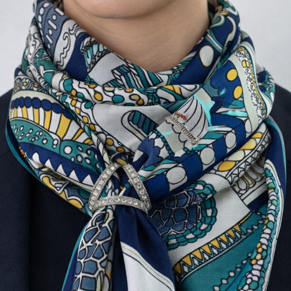 스카프링 3종 세트 스카프 고리 버클 홀더 여성 스카프 악세사리 고급 명품 스타일 패션 포인트 링 선물용 9,900원