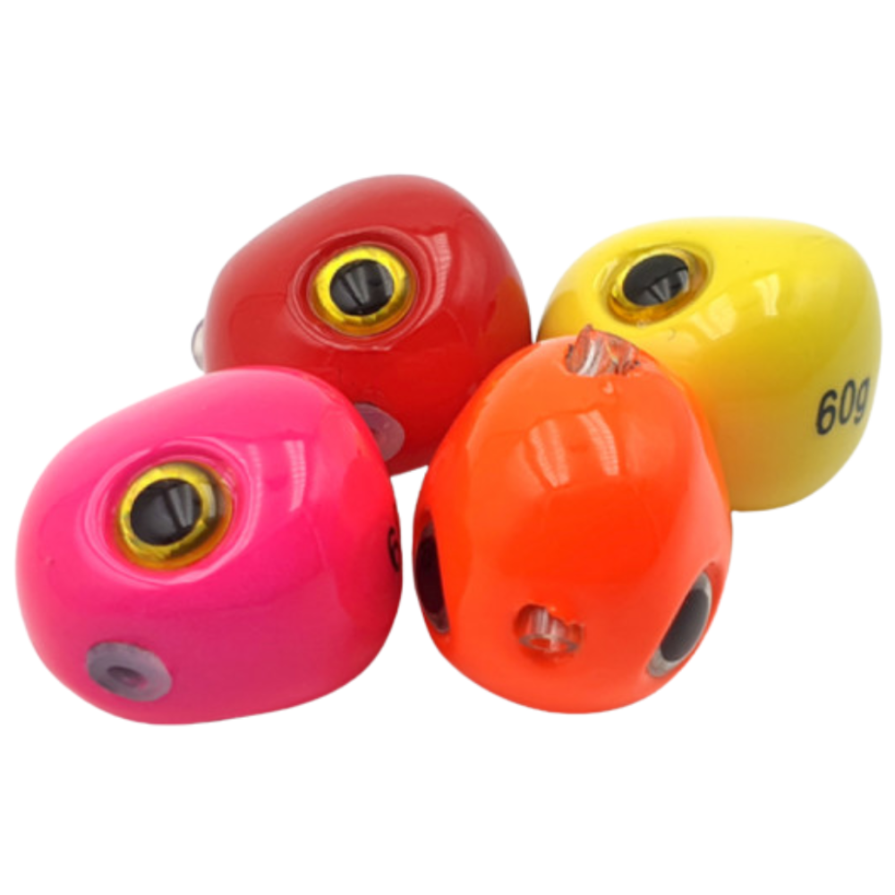 matata 타이라바 헤드 2개입 유동식 참돔채비 40g-200g 바다낚시, 오렌지, 2개, 180g 9,000원