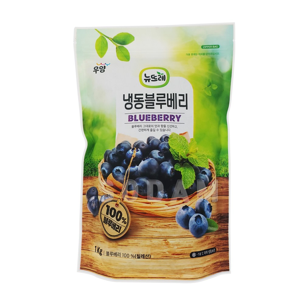 뉴뜨레 냉동 블루베리 1kg / 칠레산 무가당홀 47,000원